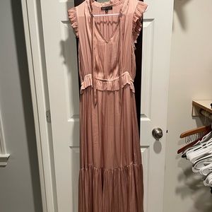 Banana Republic pink maxi dress